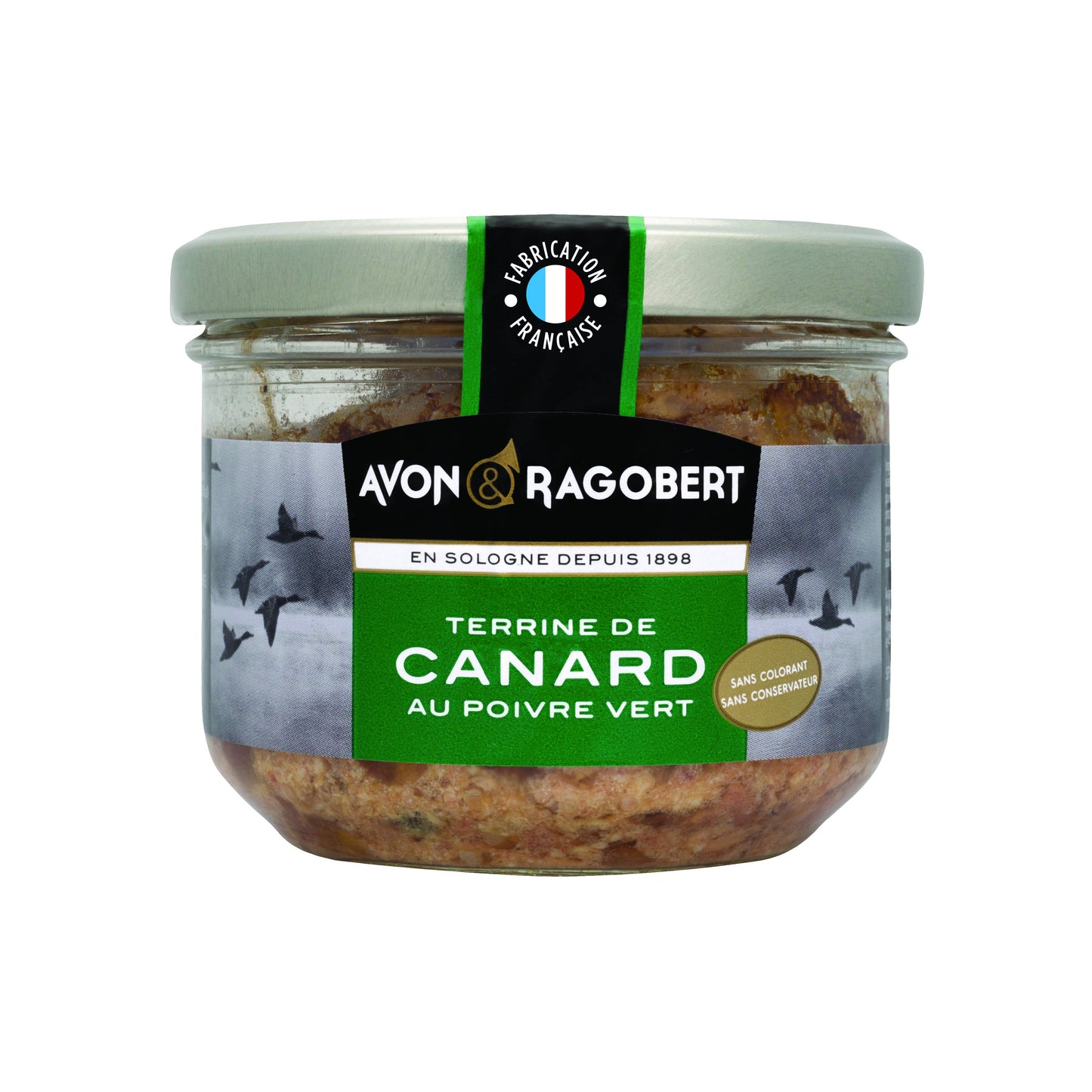 Enten-Terrine mit grünem Pfeffer