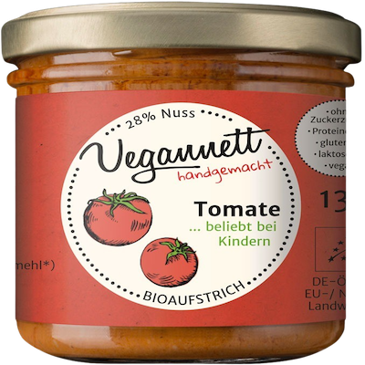 Bio Brotaufstrich Tomate mit Cashew & Erdnuss