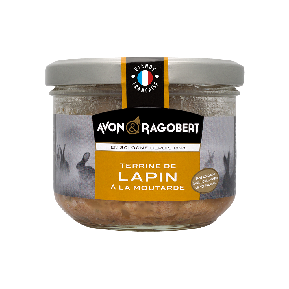 Kaninchen-Terrine mit Senf