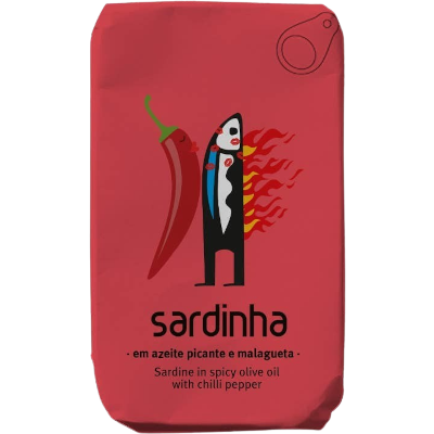 Sardine in scharfem Olivenöl und Chili